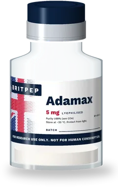 Adamax research peptide vial