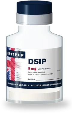 DSIP research peptide vial