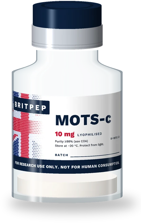 MOTS-c 10 mg research peptide vial