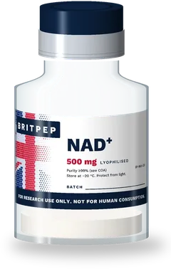 NAD⁺ research peptide vial