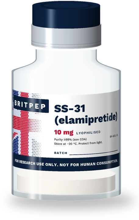 SS-31 (elamipretide) 10 mg research peptide vial